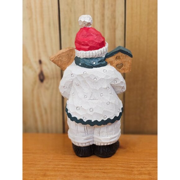 Carved-Style Snowman Figurine - Picture 5 of 8
